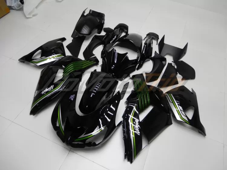 2006 2011 Kawasaki Ninja Zx 14r Black Fairing 2