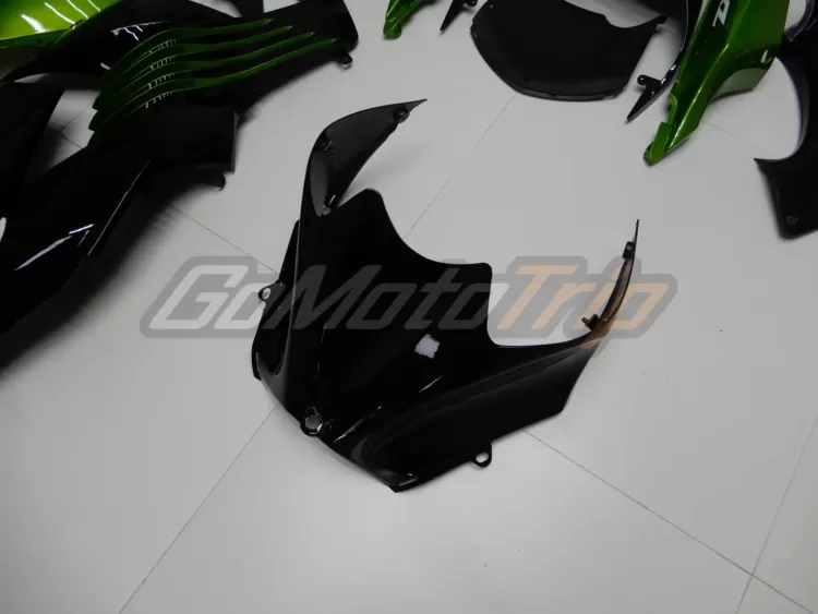 2006 2011 Kawasaki Ninja Zx 14r Black Green Fairing 8