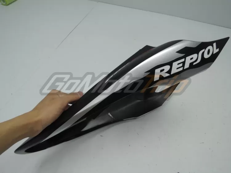 2007 2008 Honda Cbr600rr Black Silver Repsol Fairing2 13