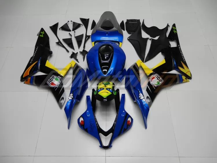 2007 2008 Honda Cbr600rr Rossi Shark Fairing 1