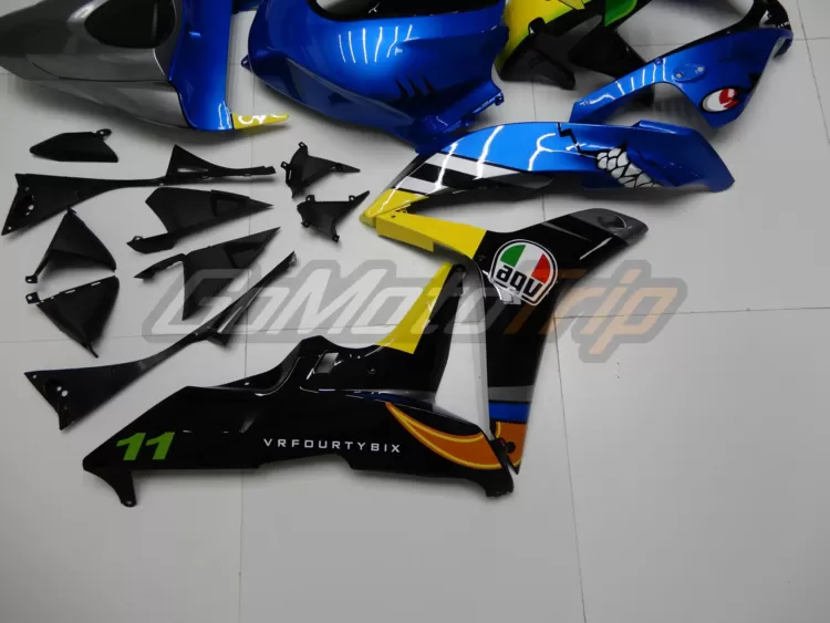 2007 2008 Honda Cbr600rr Rossi Shark Fairing 10