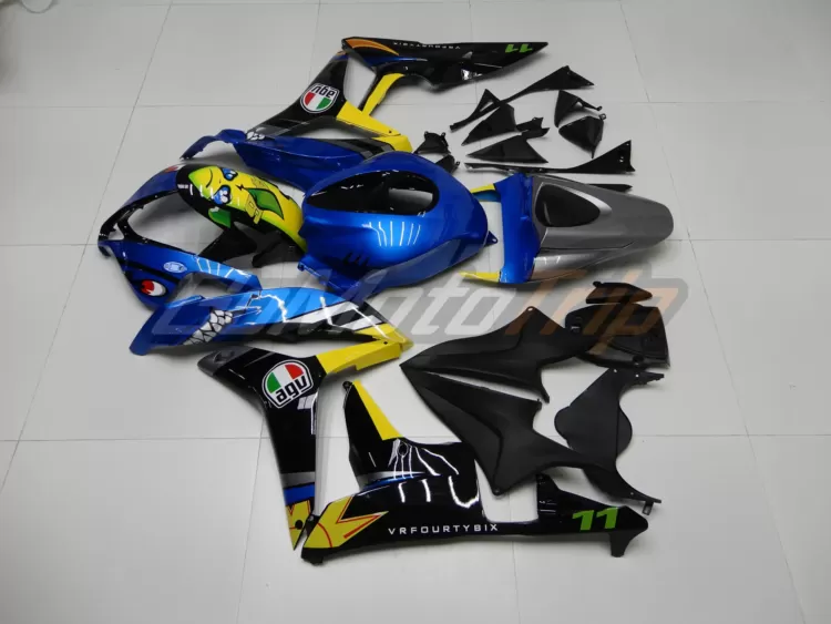 2007 2008 Honda Cbr600rr Rossi Shark Fairing 4