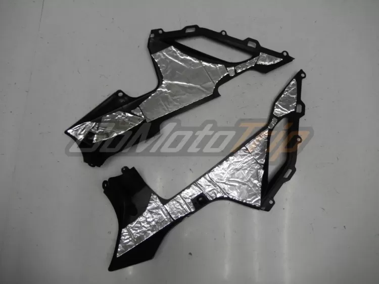 2007 2008 Kawasaki Ninja Zx 6r Black Fairing2 13