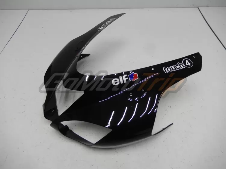 2007 2008 Kawasaki Ninja Zx 6r Black Fairing2 5