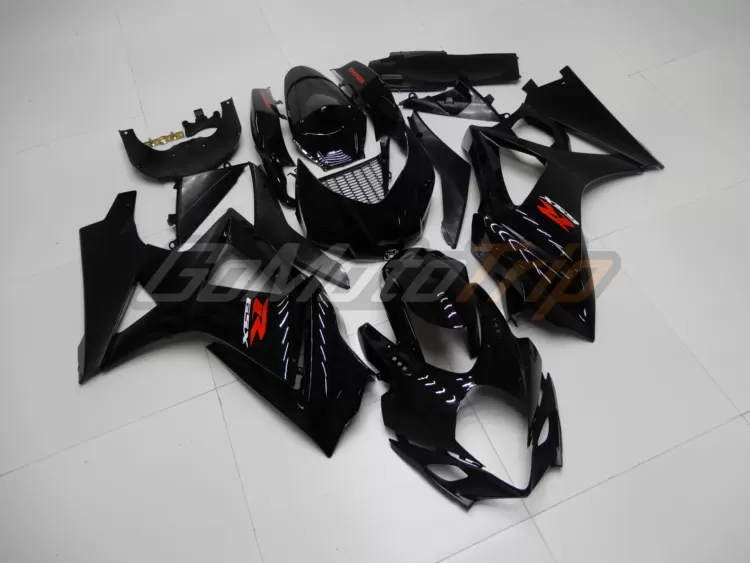 2007 2008 Suzuki Gsx R1000 Black Fairing3 3