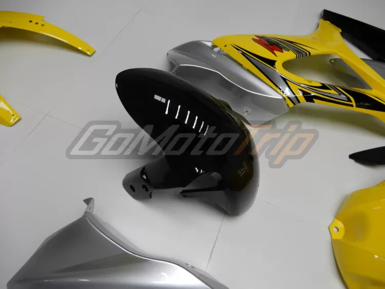 2007 2008 Suzuki Gsx R1000 Yellow Silver Fairing 7