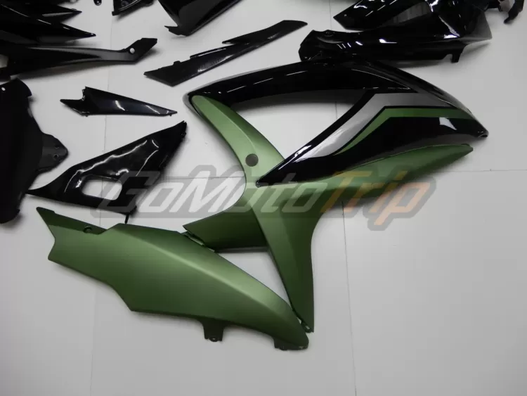 2008 2010 Suzuki K8 Black Green Fairing 7