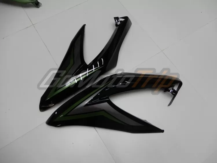 2008 2010 Suzuki K8 Black Green Fairing 8