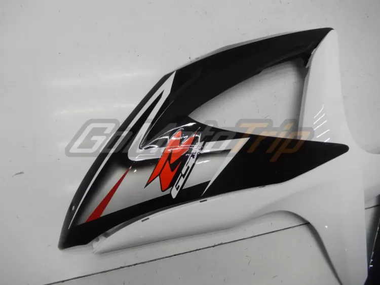 2008 2010 Suzuki K8 Black White Fairing 13