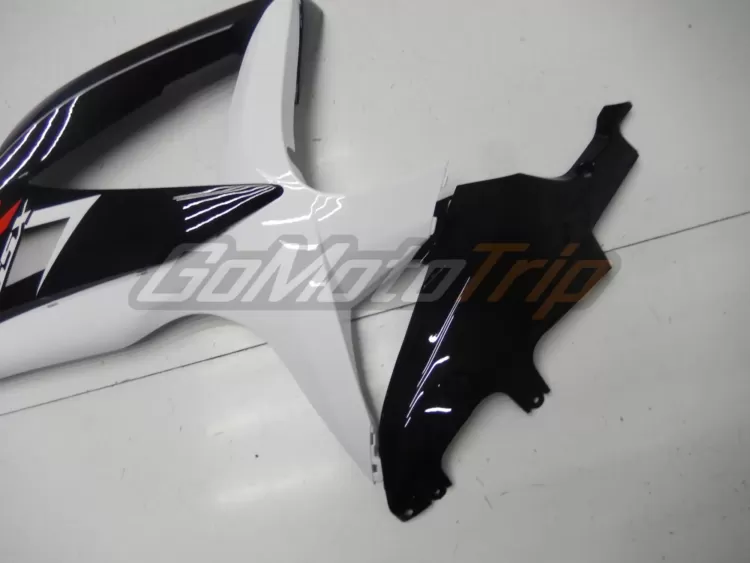 2008 2010 Suzuki K8 Black White Fairing 14