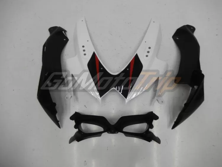 2008 2010 Suzuki K8 Black White Fairing 6