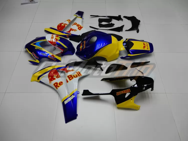 2008 2011 Honda Cbr1000rr Red Bull Fairing2 4