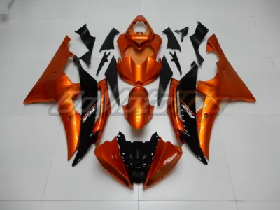 2008 2016 Yamaha Yzf R6 Orange Fairing 1