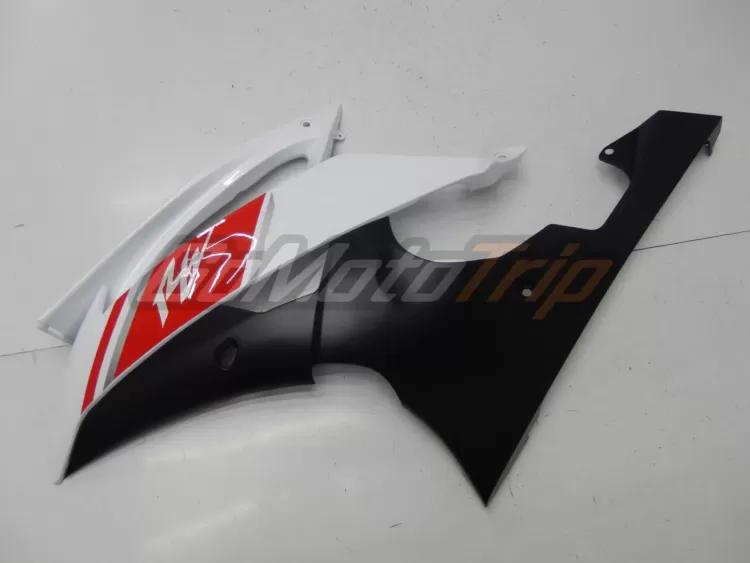 2008 2016 Yamaha Yzf R6 White Red Fairing 10