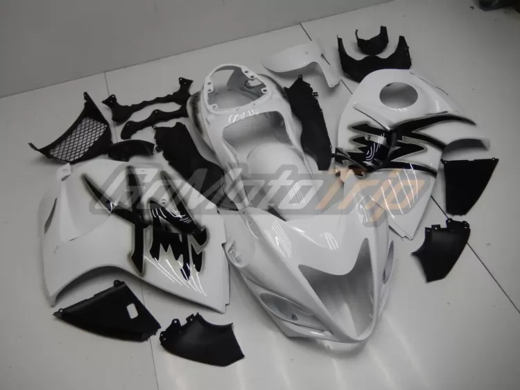 2008 2020 Suzuki Hayabusa White Fairing 3