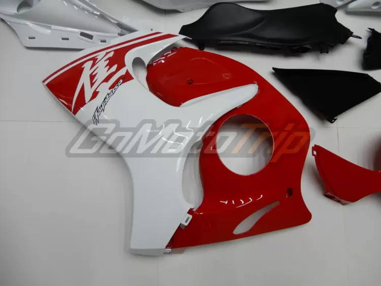 2008 2020 Suzuki Hayabusa White Red Fairing 9