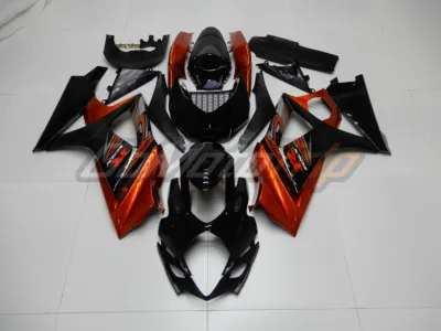 2008 Suzuki Gsx R1000 Black Orange Fairing 1