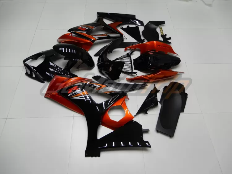 2008 Suzuki Gsx R1000 Black Orange Fairing 4