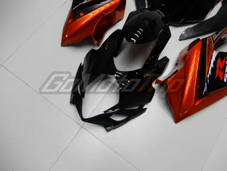 2008 Suzuki Gsx R1000 Black Orange Fairing 6