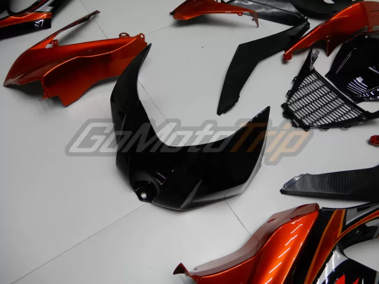 2008 Suzuki Gsx R1000 Black Orange Fairing 9