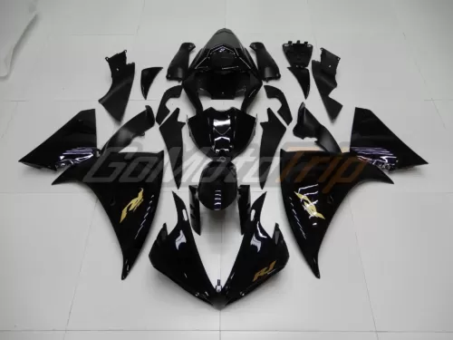 2009 2011 Yamaha Yzf R1 Black Fairing2 1