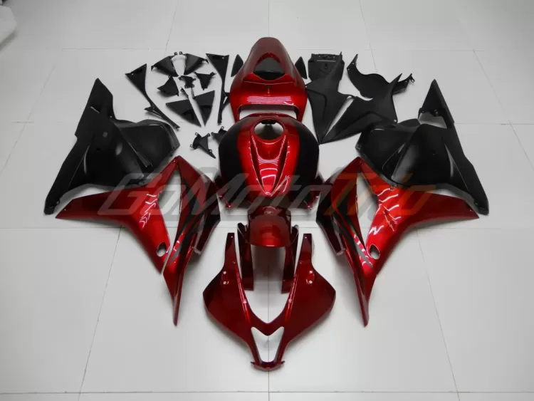 2009 2012 Honda Cbr600rr Red Black Fairing 1