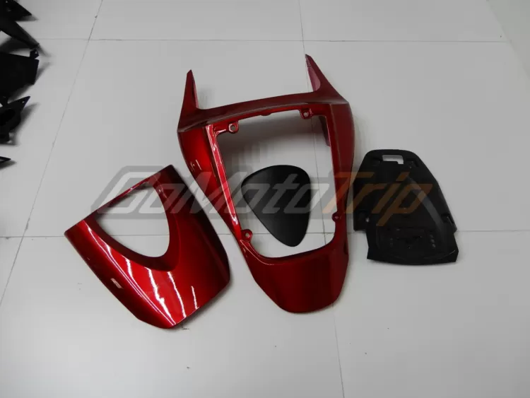 2009 2012 Honda Cbr600rr Red Black Fairing 11