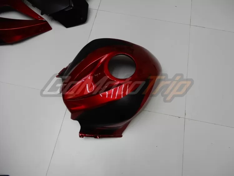 2009 2012 Honda Cbr600rr Red Black Fairing 7