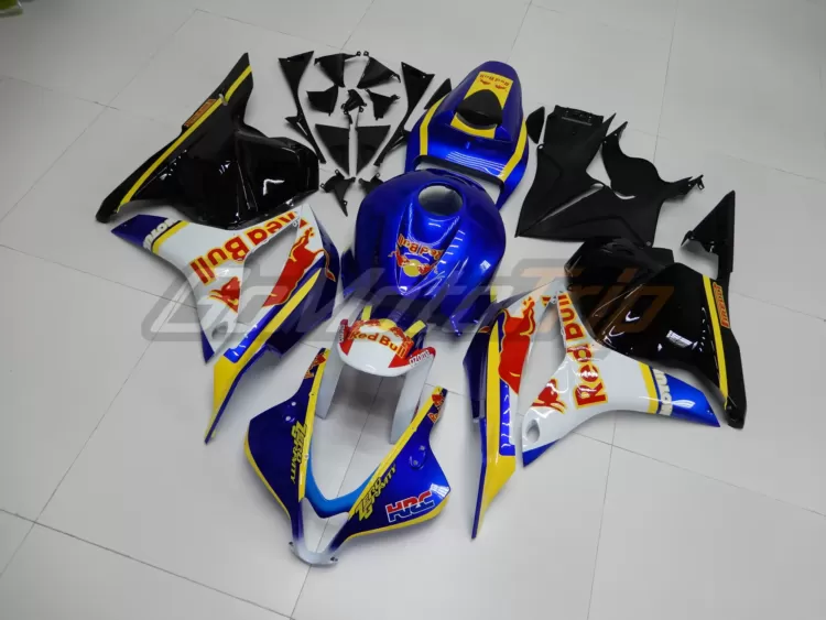 2009 2012 Honda Cbr600rr Red Bull Fairing 2