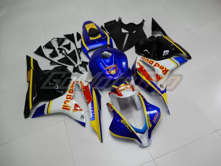 2009 2012 Honda Cbr600rr Red Bull Fairing 3