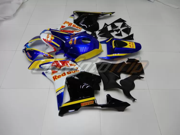 2009 2012 Honda Cbr600rr Red Bull Fairing 4