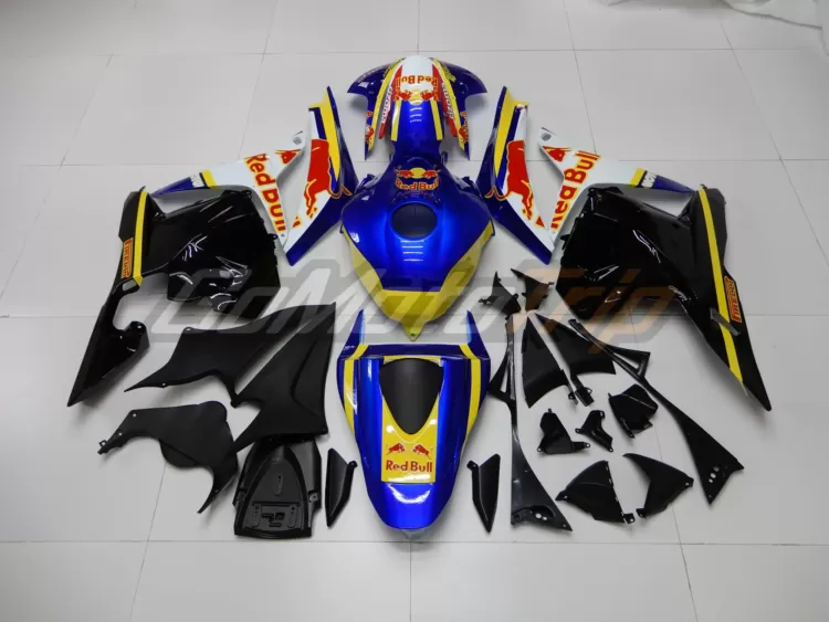 2009 2012 Honda Cbr600rr Red Bull Fairing 6