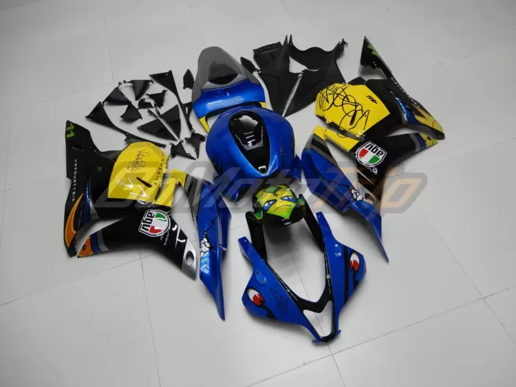 2009 2012 Honda Cbr600rr Rossi Shark Fairing 3