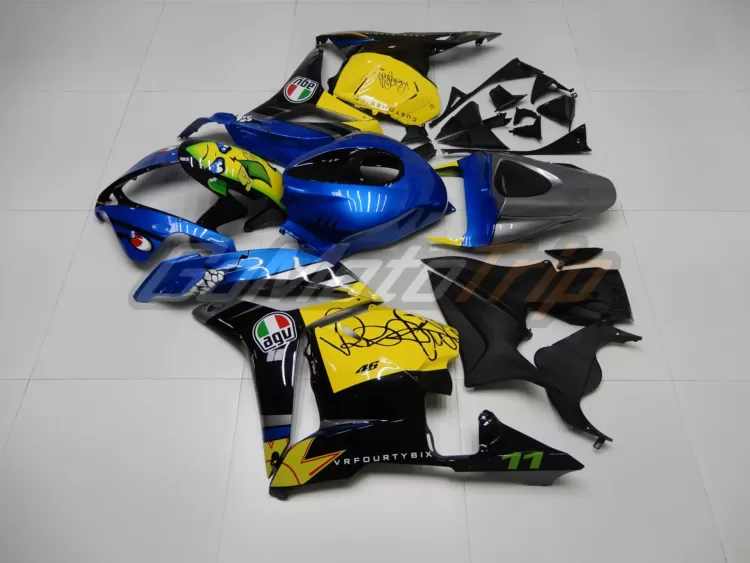 2009 2012 Honda Cbr600rr Rossi Shark Fairing 4