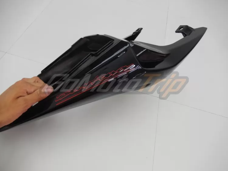 2009 2012 Triumph Daytona 675 Black Red Fairing 13