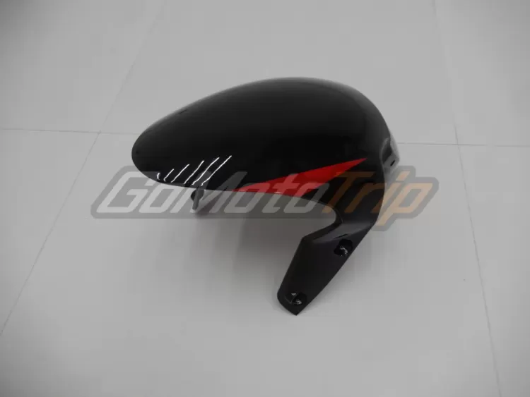 2009 2012 Triumph Daytona 675 Black Red Fairing 9