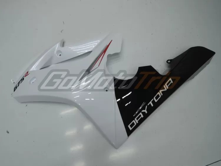 2009 2012 Triumph Daytona 675 Pearl White Fairing 4