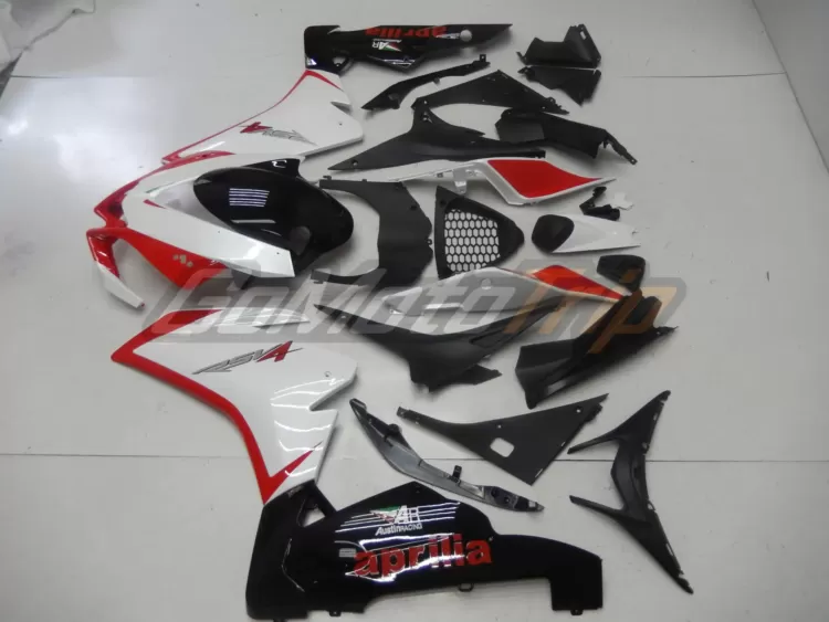 2009 2015 Aprilia Rsv4 White Fairing 4