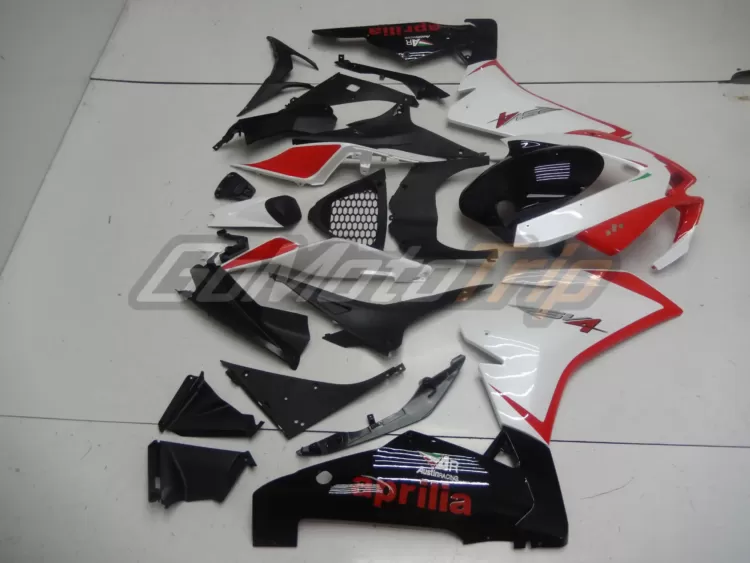 2009 2015 Aprilia Rsv4 White Fairing 5