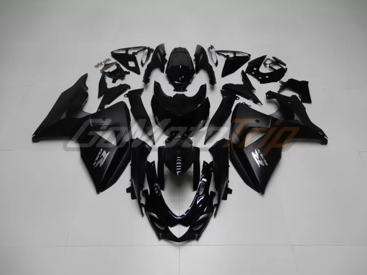 2009 2016 Suzuki Gsx R1000 Black Fairing 1