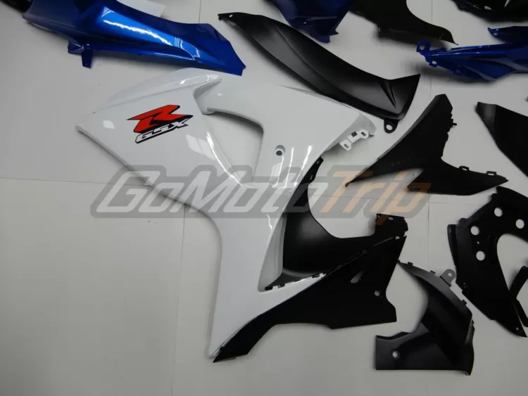 2009 2016 Suzuki Gsx R1000 White Blue Fairing 9