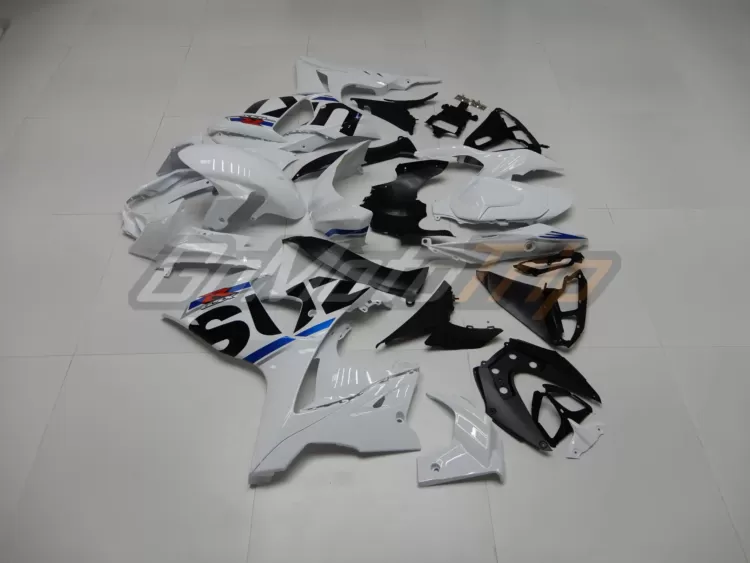 2009 2016 Suzuki Gsx R1000 White Fairing 4