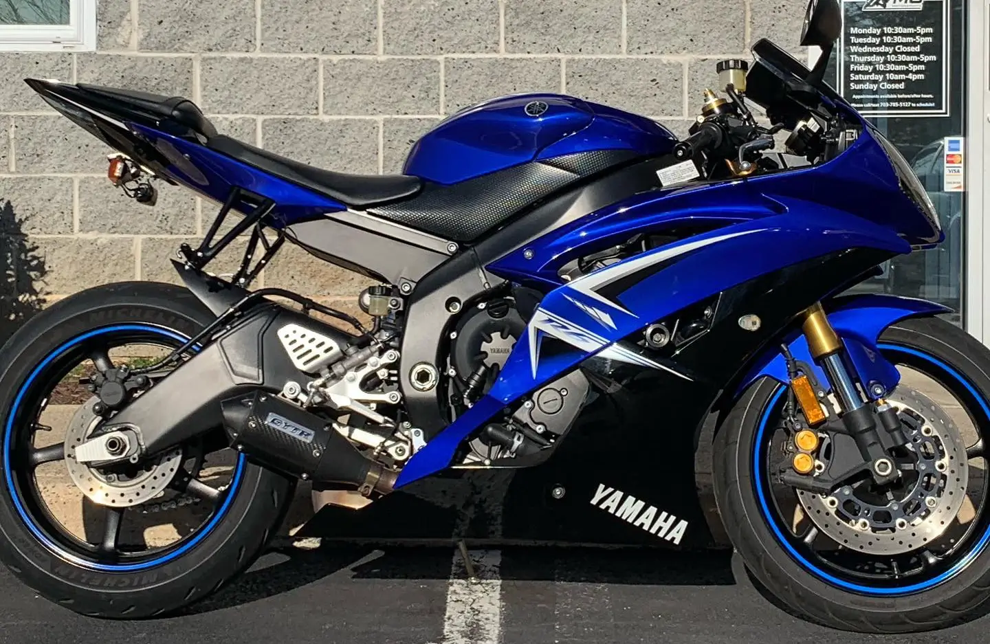 2009 Yamaha Yzf R6 Blue Fairing Edition 14