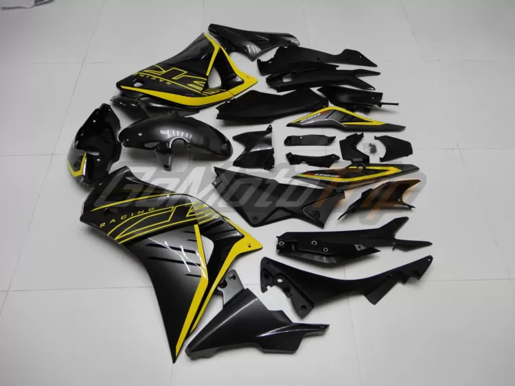 2011 2015 Honda Cbr250r Gray Yellow Fairing 4