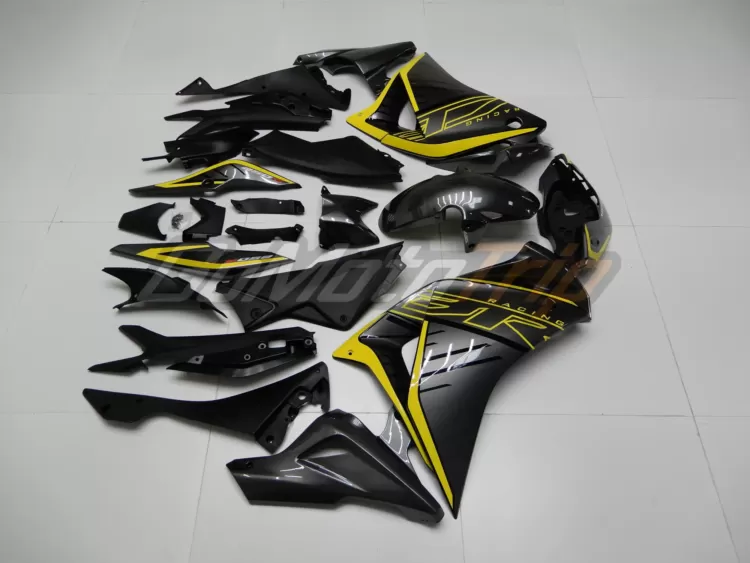 2011 2015 Honda Cbr250r Gray Yellow Fairing 5