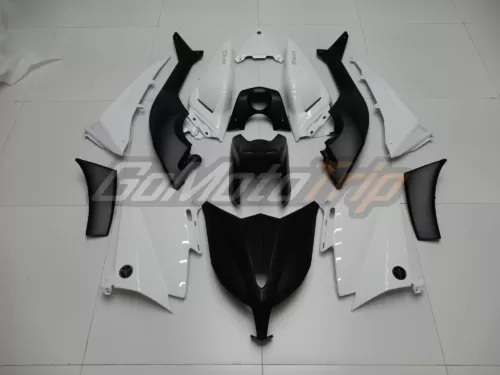 2012 2014 Yamaha Tmax 530 Black White Fairing 1