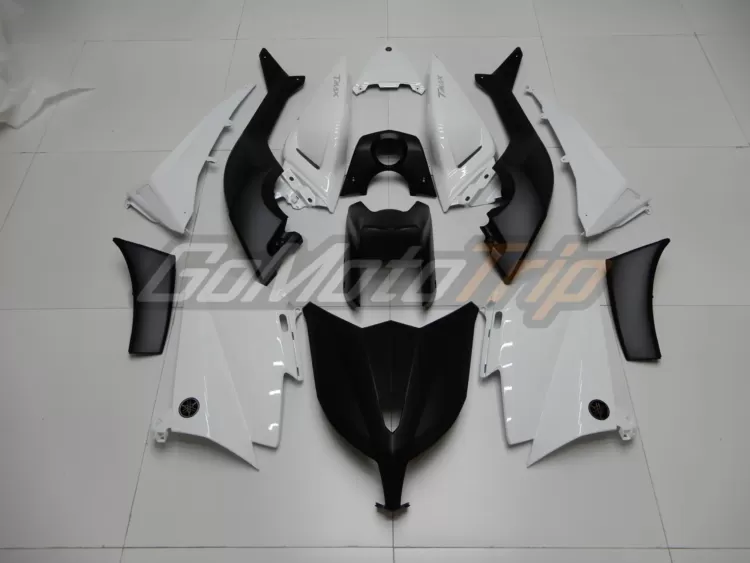 2012 2014 Yamaha Tmax 530 Black White Fairing 1