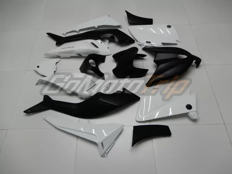 2012 2014 Yamaha Tmax 530 Black White Fairing 5