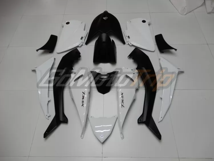 2012 2014 Yamaha Tmax 530 Black White Fairing 6