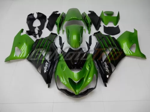 2014 Kawasaki Ninja Zx 14r Black Green Fairing2 1